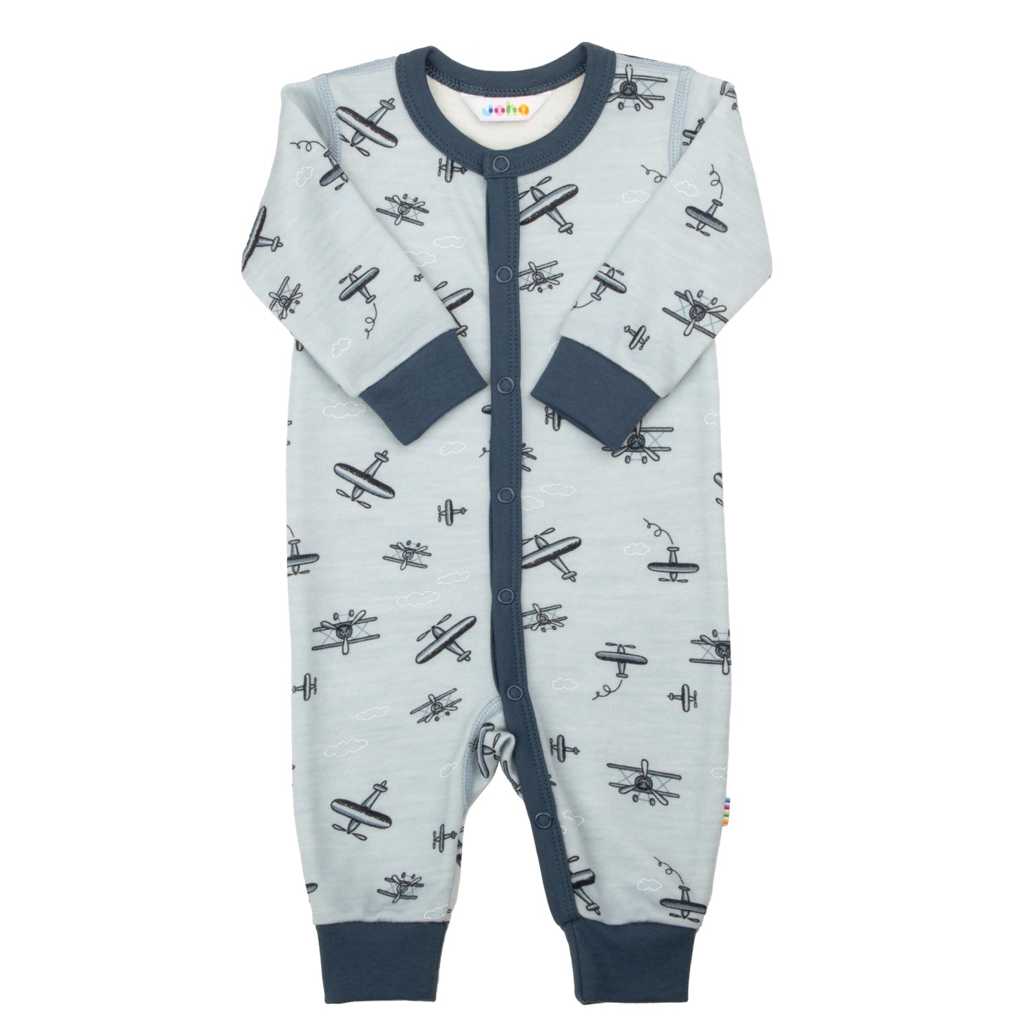 Wool Onesie Light Blue