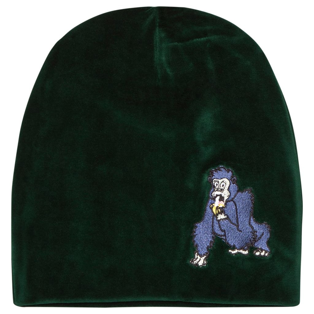 Gorillan Velvet Beanie Green