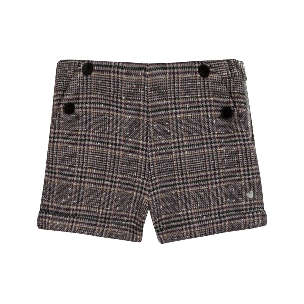 Shorts i ullblandning Heather Grey