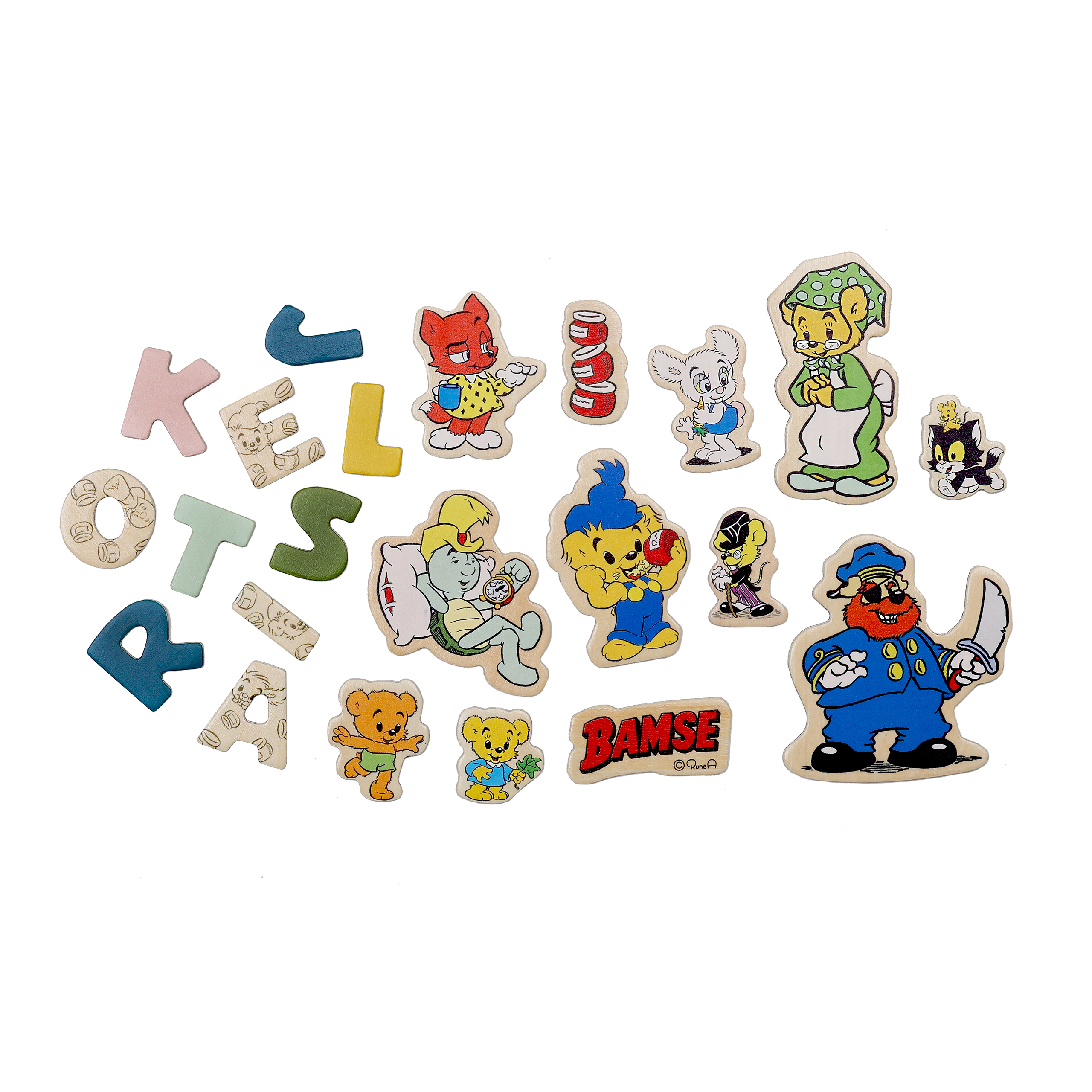 Magnetbokstäver Och Figurer Multi