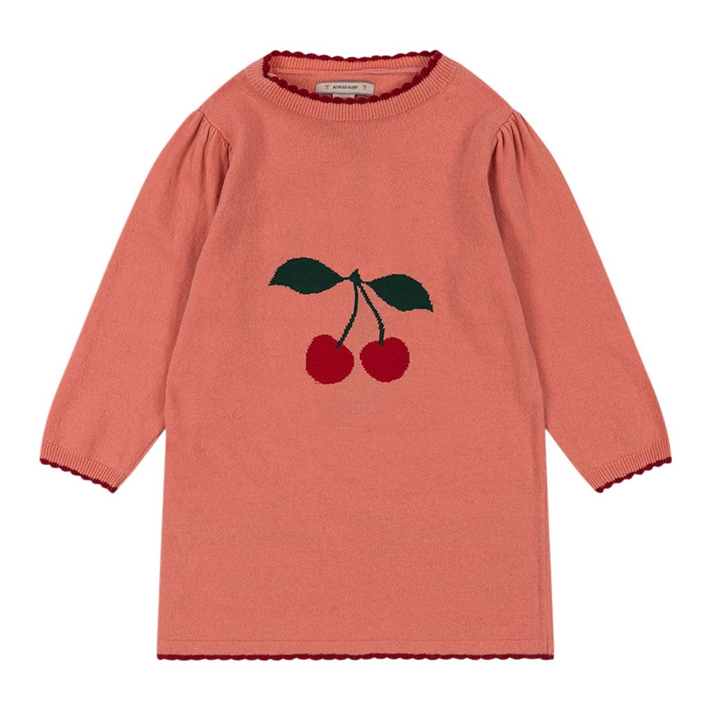 Alexa Strikket kjole Pudderrosa