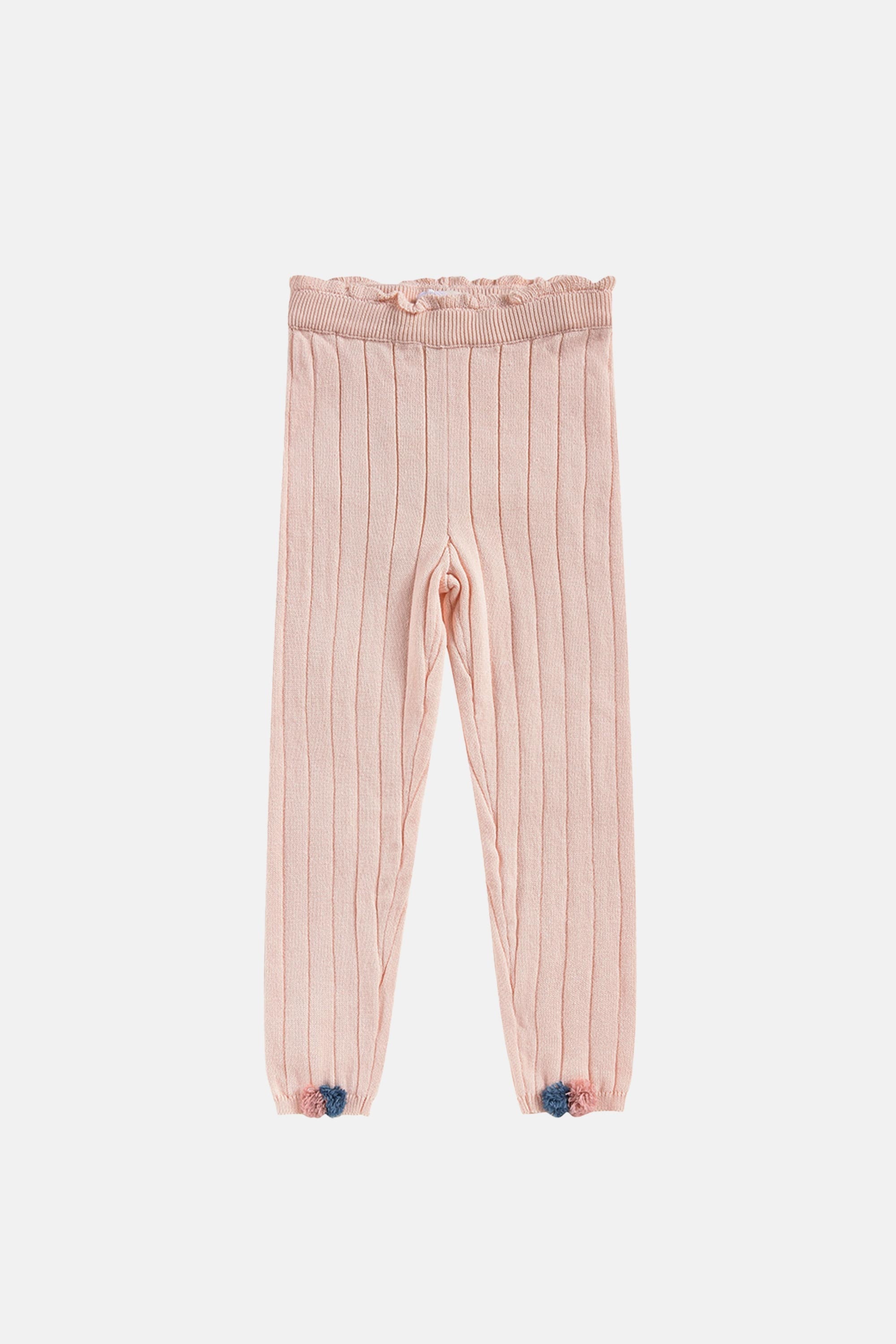Moldavia Knitted Leggings Blush
