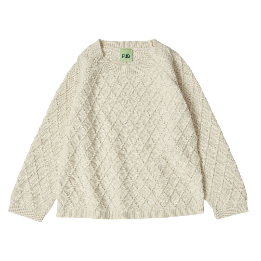 Knit Sweater Ecru