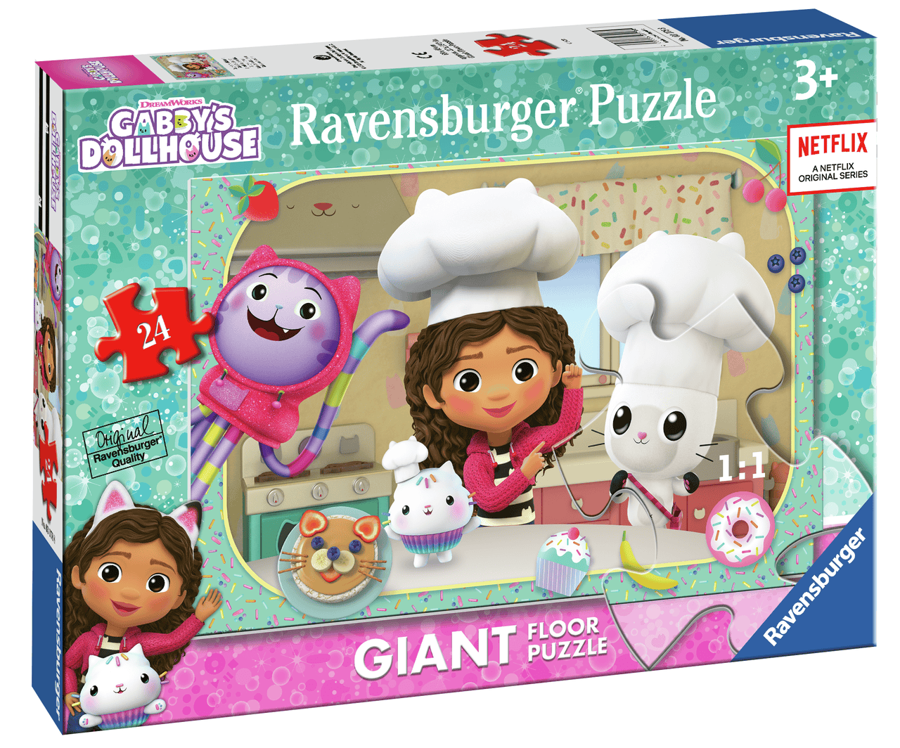 Ravensburger Gabby's 거대한 바닥 퍼즐 - 인형의 집 Mix 