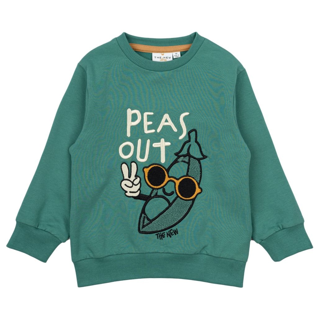 GOTS Nikolos Sweatshirt Bottle Green