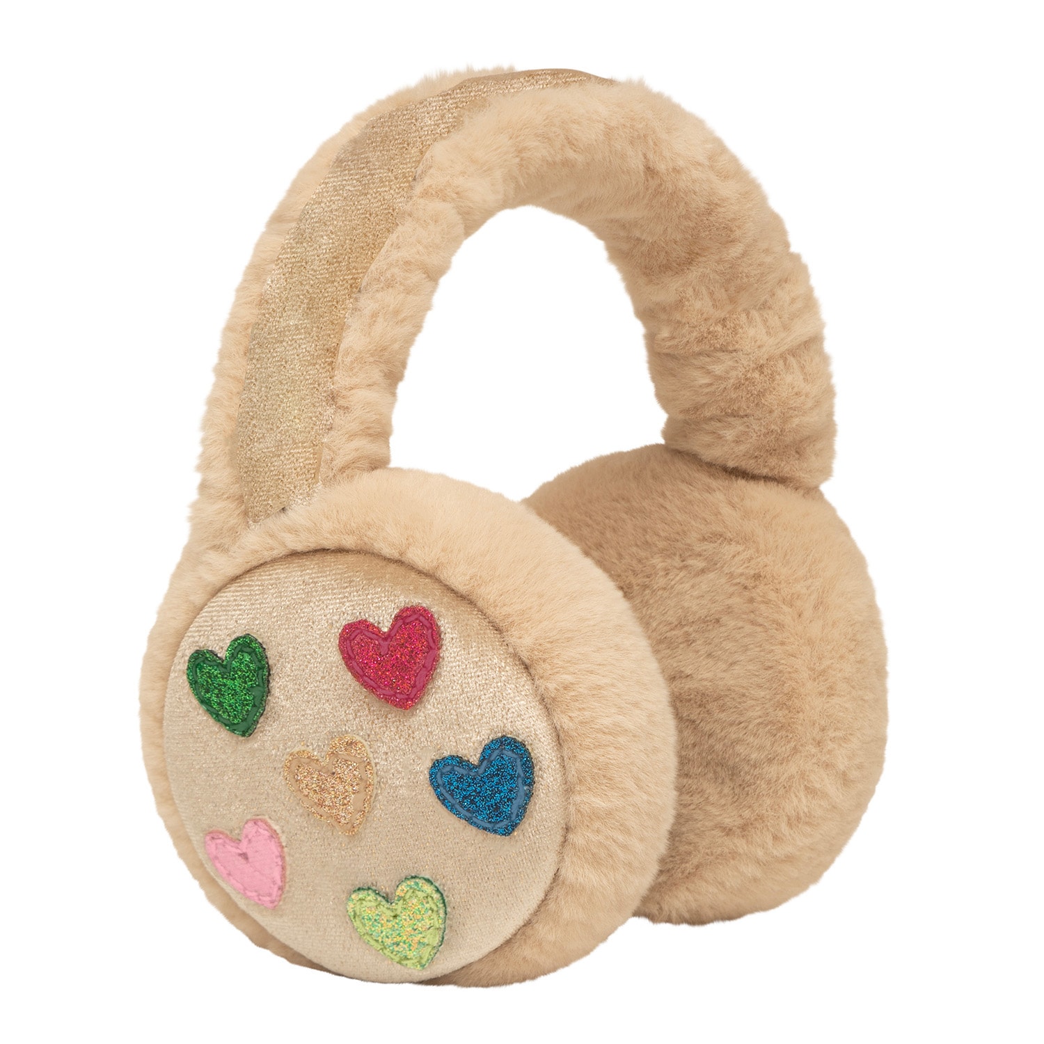Jazzy Heart Earmuffs Brown 