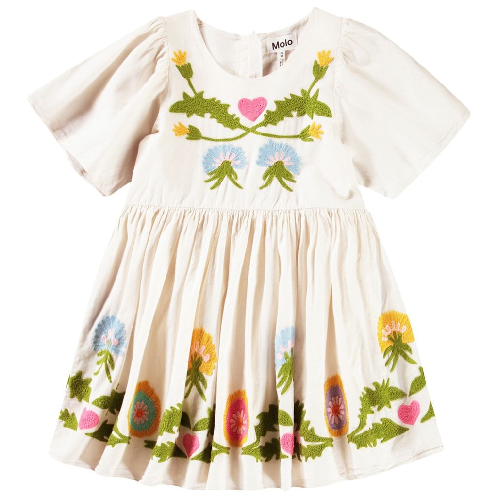 Carlin Short-Sleeved Dress Dandelion Border