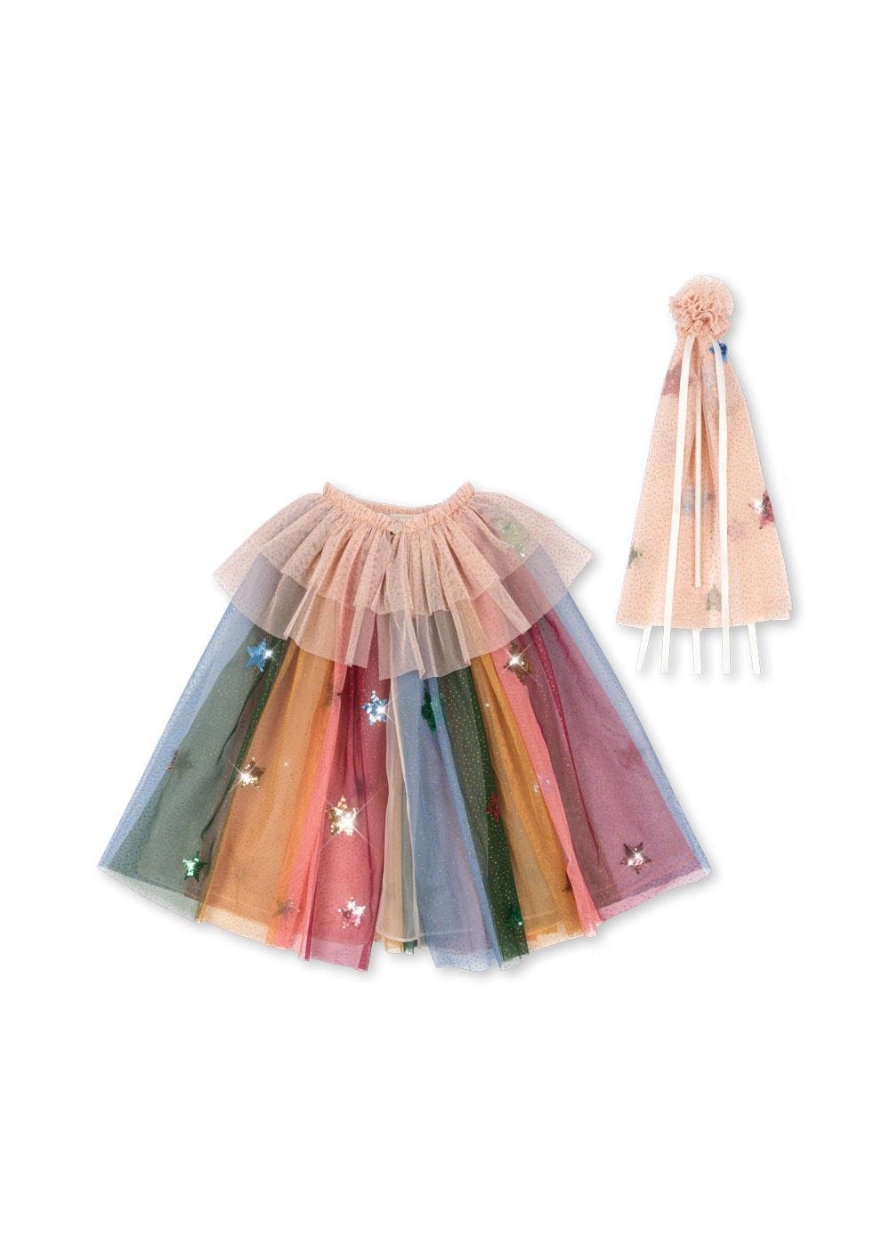 Glitter Rainbow Costume Evening Sand