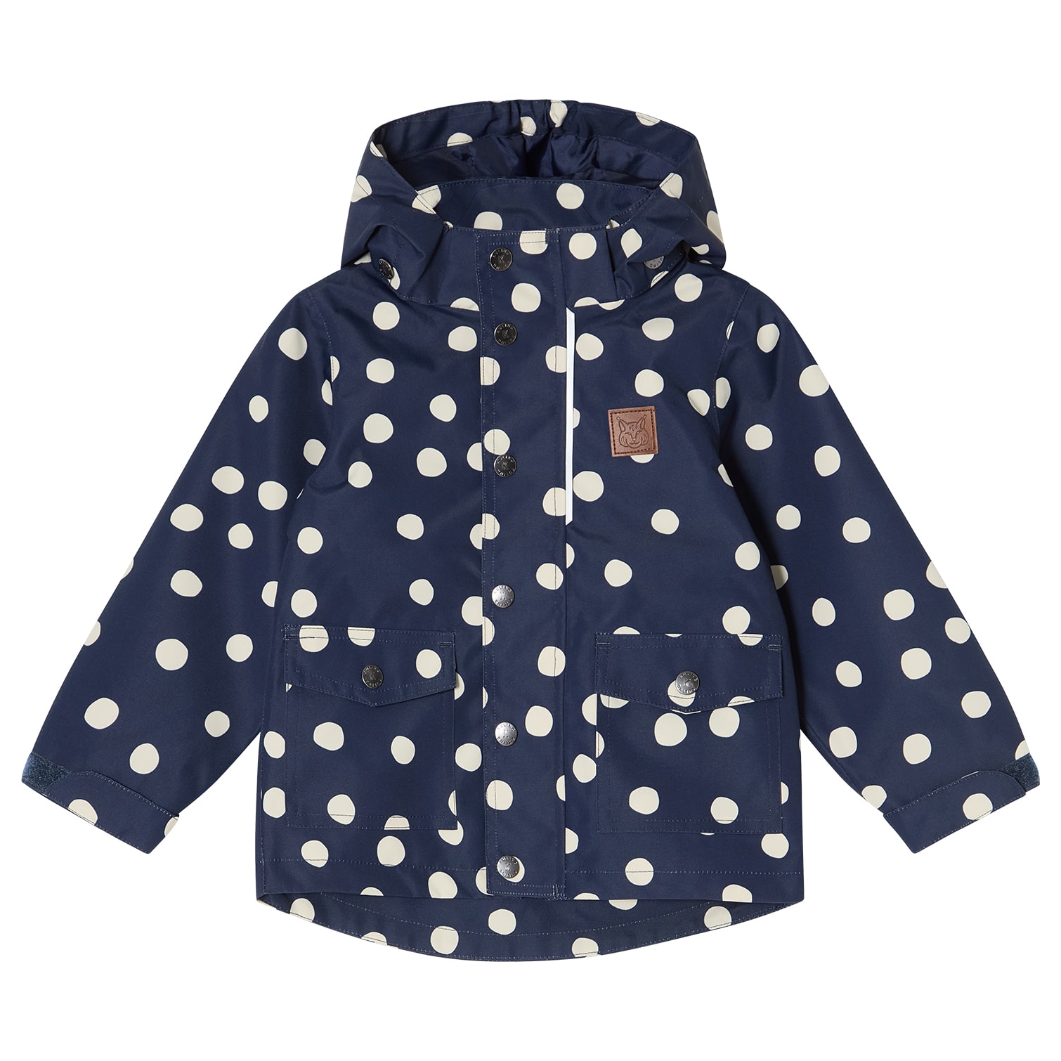 Stockholm Skaljakke Navy Polka Dots