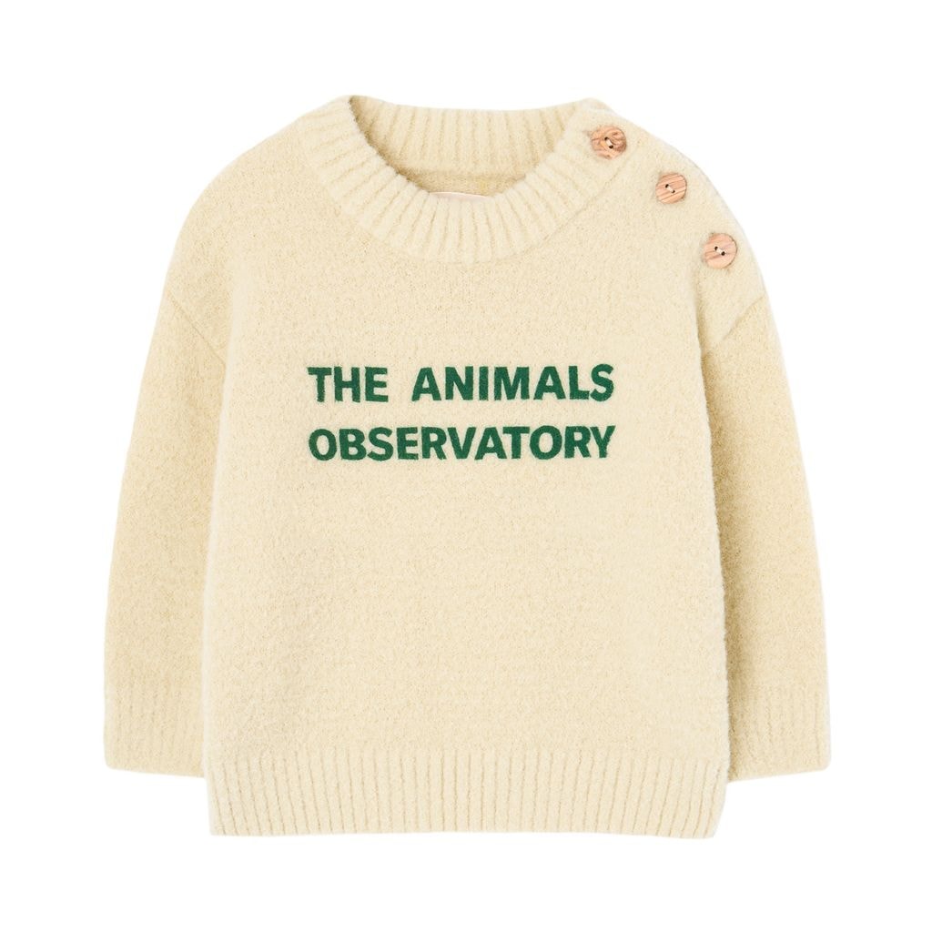 Bobcat Baby sweater Soft Yellow