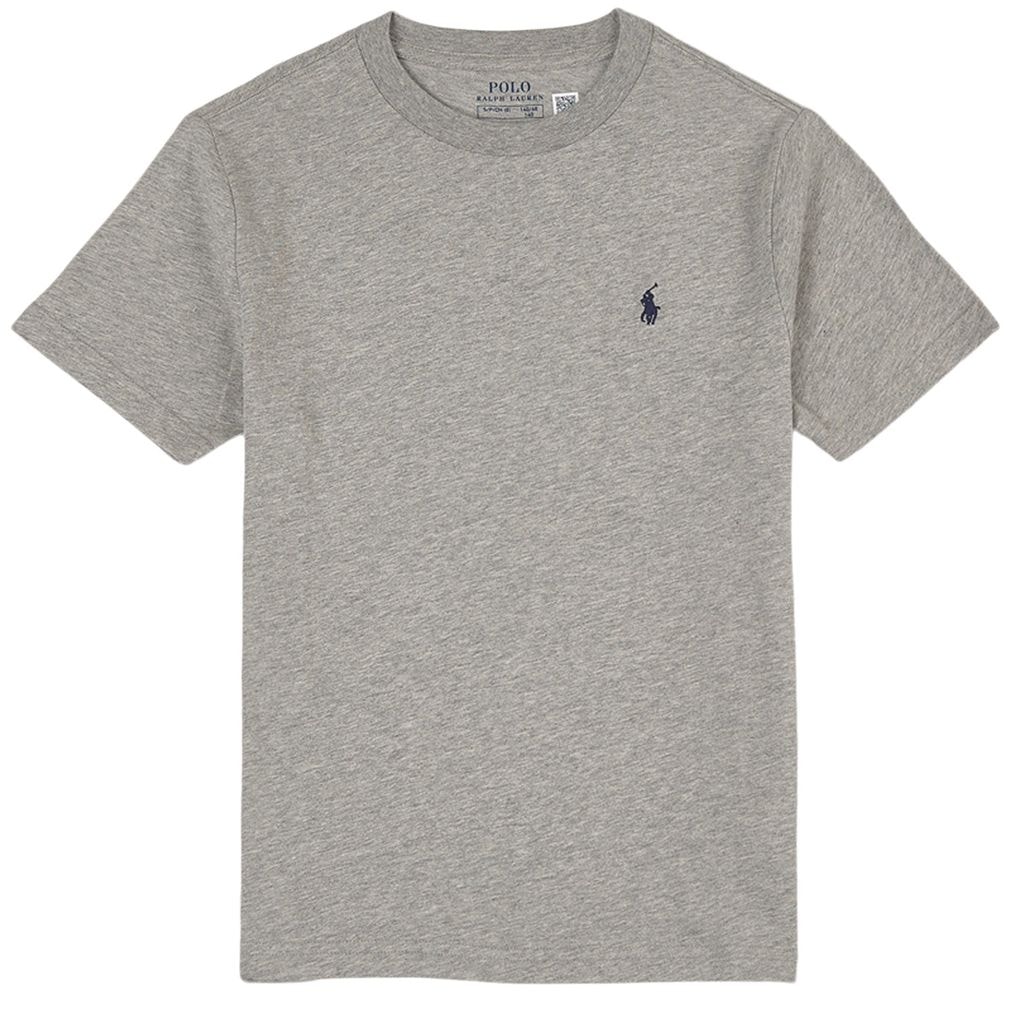 Cotton Jersey Crewneck Tee Andover Heather