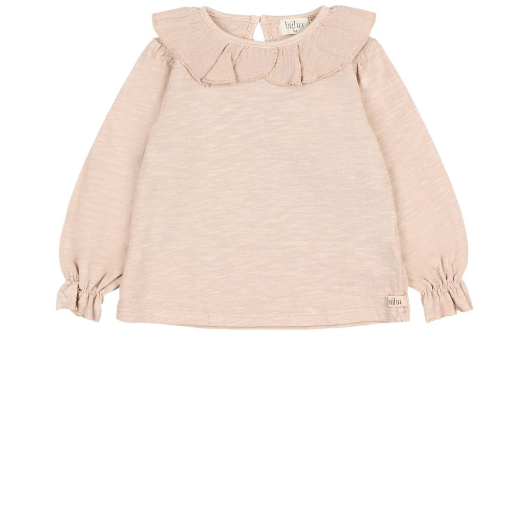 T-Shirt With Collar Macadamia