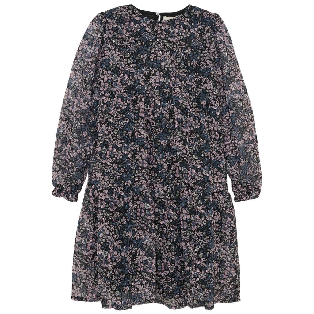 Dress Flower Dobby Zephyr Kjole Flower Dobby Zephyr