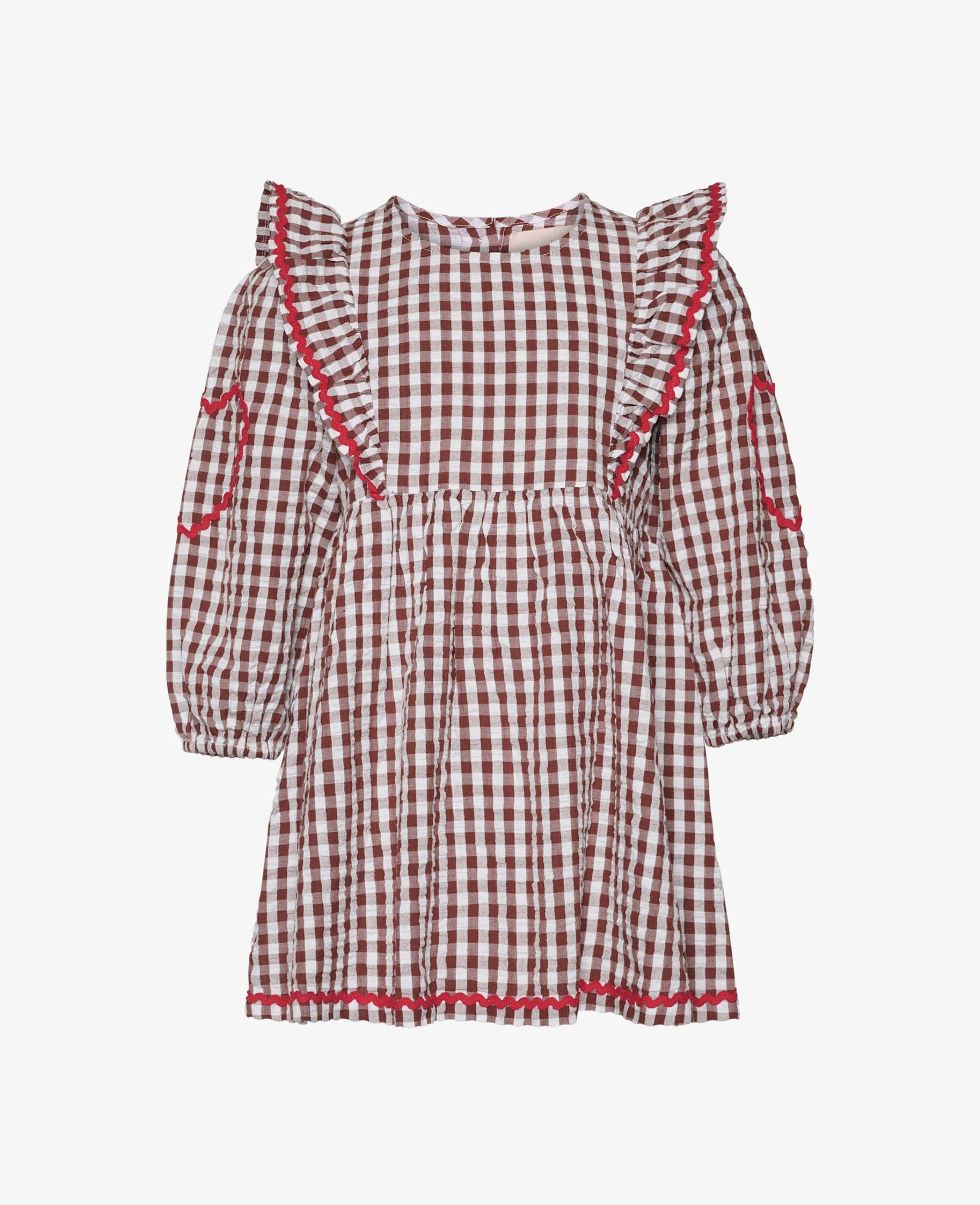 Nanette MINI Mekko Ruskea Brown Checks