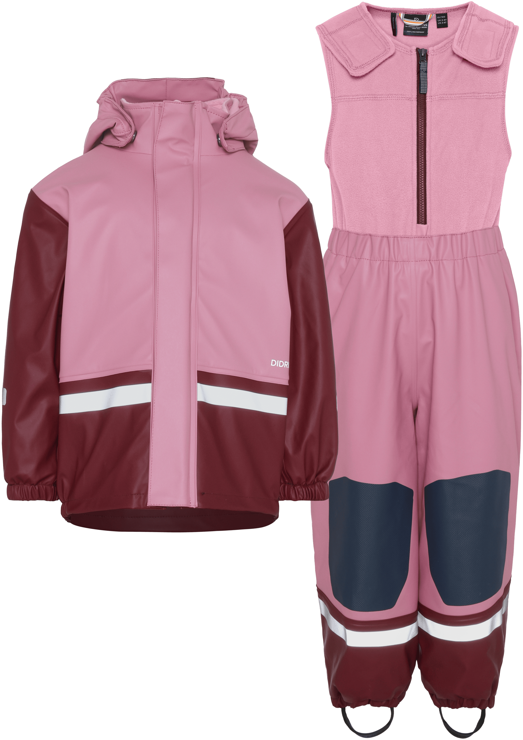 Boardman Kids 12 Rain Sets Heather Pink