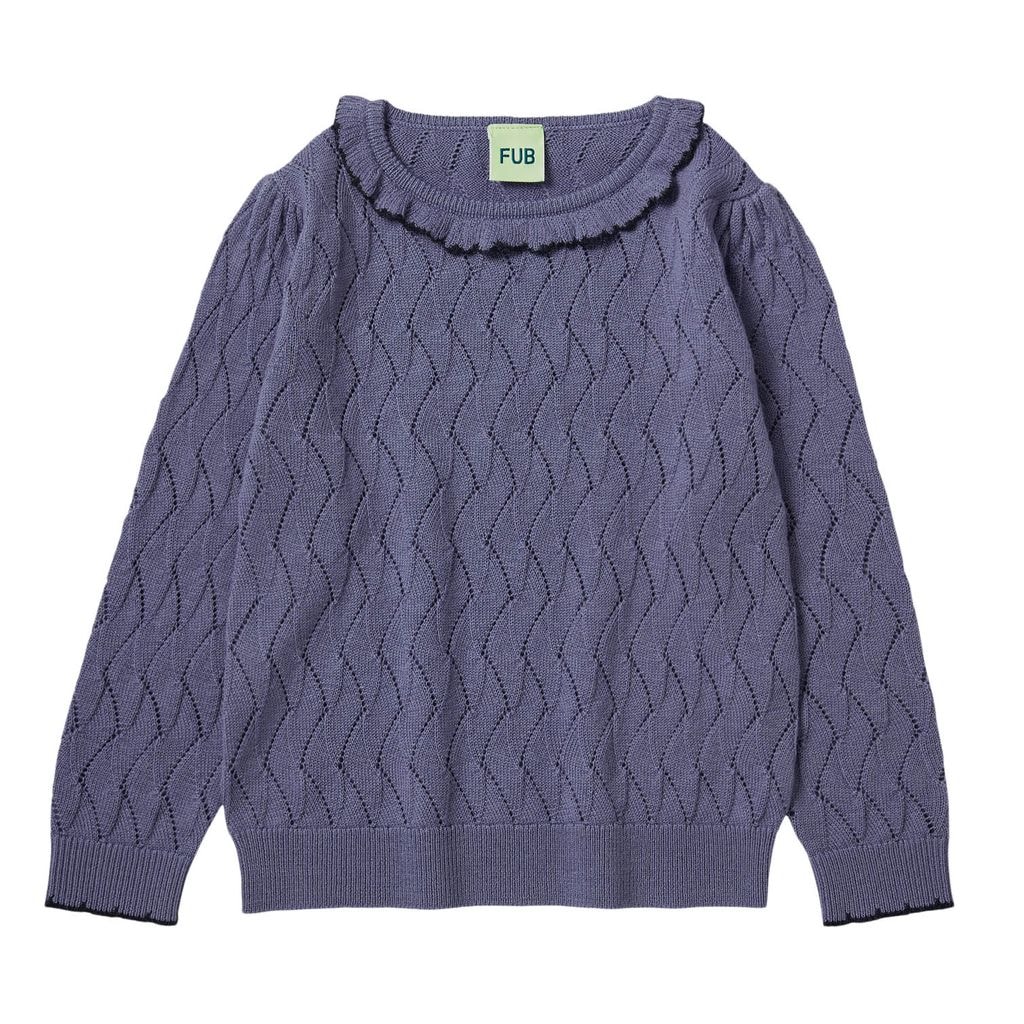 Pointelle Blouse Dusty Violet