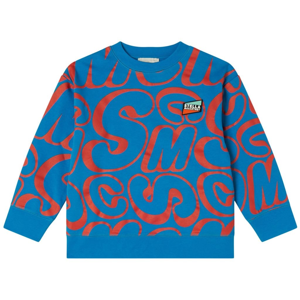 Printed Sweatshirt Blue