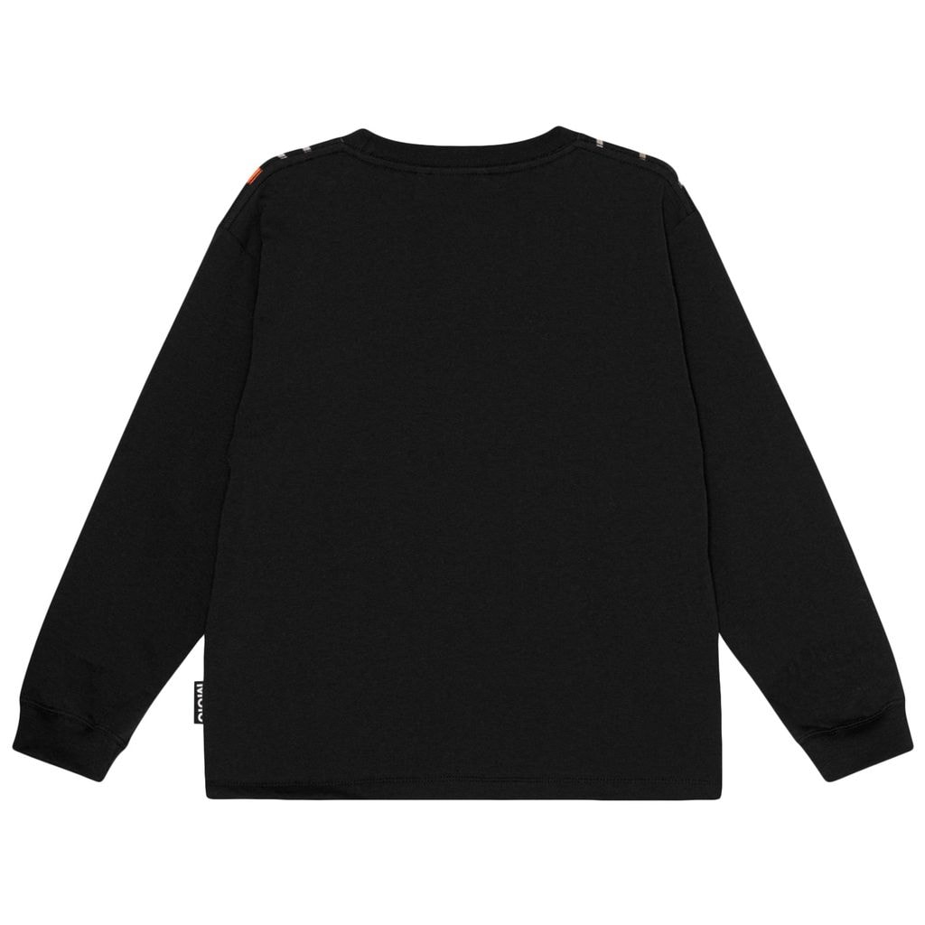 GOTS Rube Långärmad T-shirt Basket Net Dark