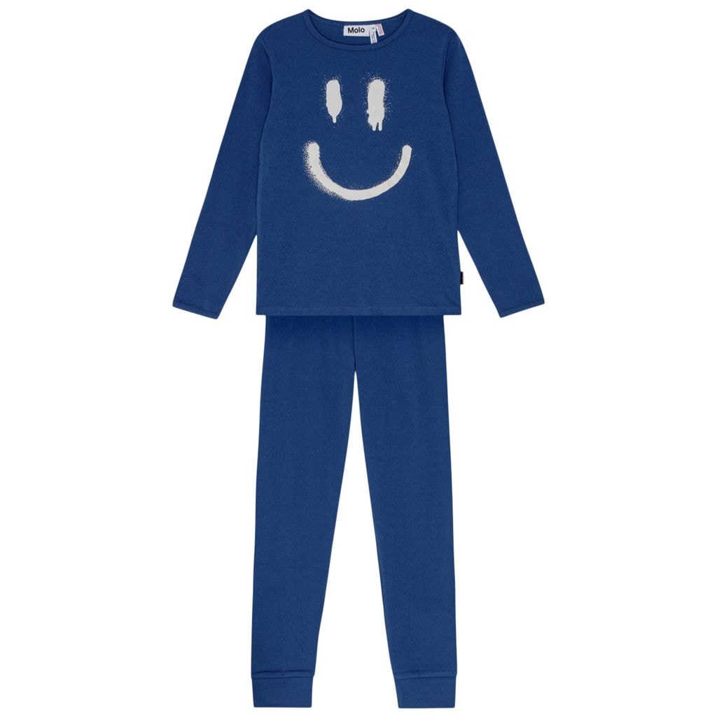 GOTS Lue Pyjama Calm Fjord