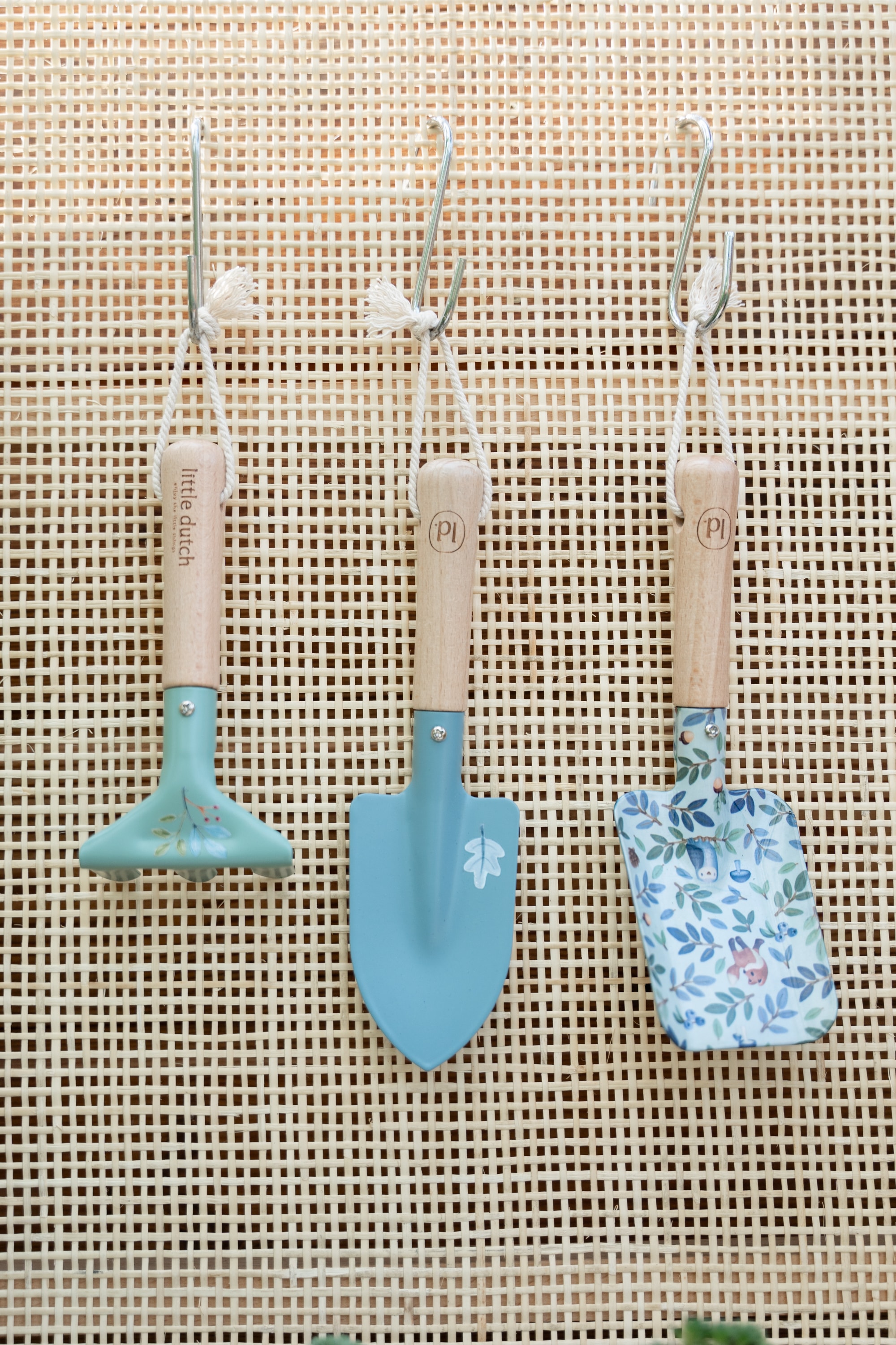 Forest Friends Sett Med Hageredskaper Blue