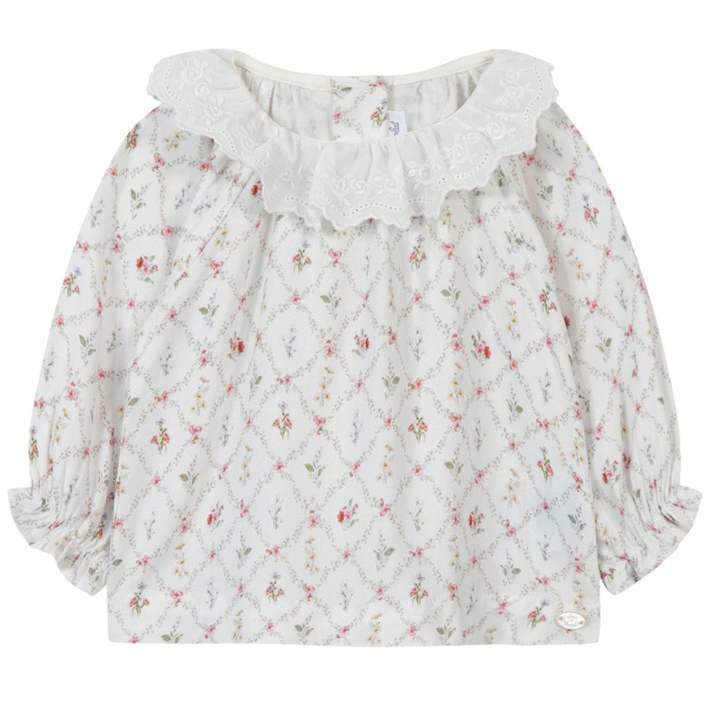 Floral Blouse Cream