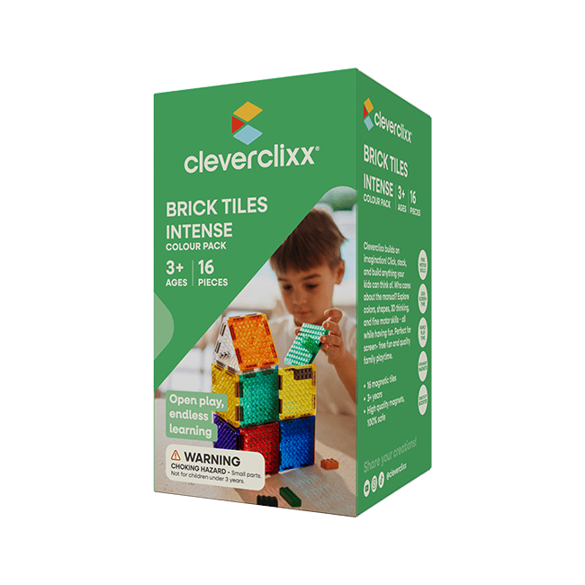 Brick Tiles Pack Intense 16 Stykker Multicolor
