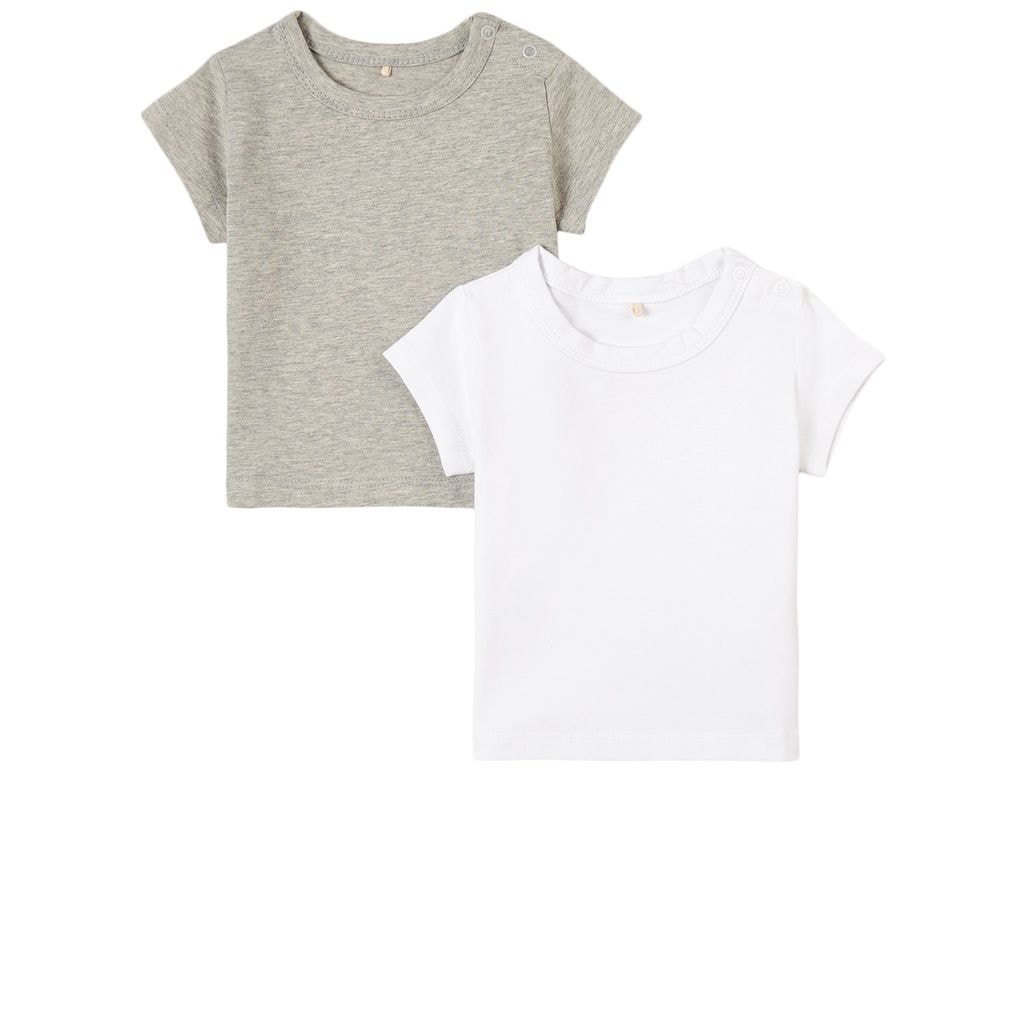 2-Pack T-paidat Meleeratut harmaat
