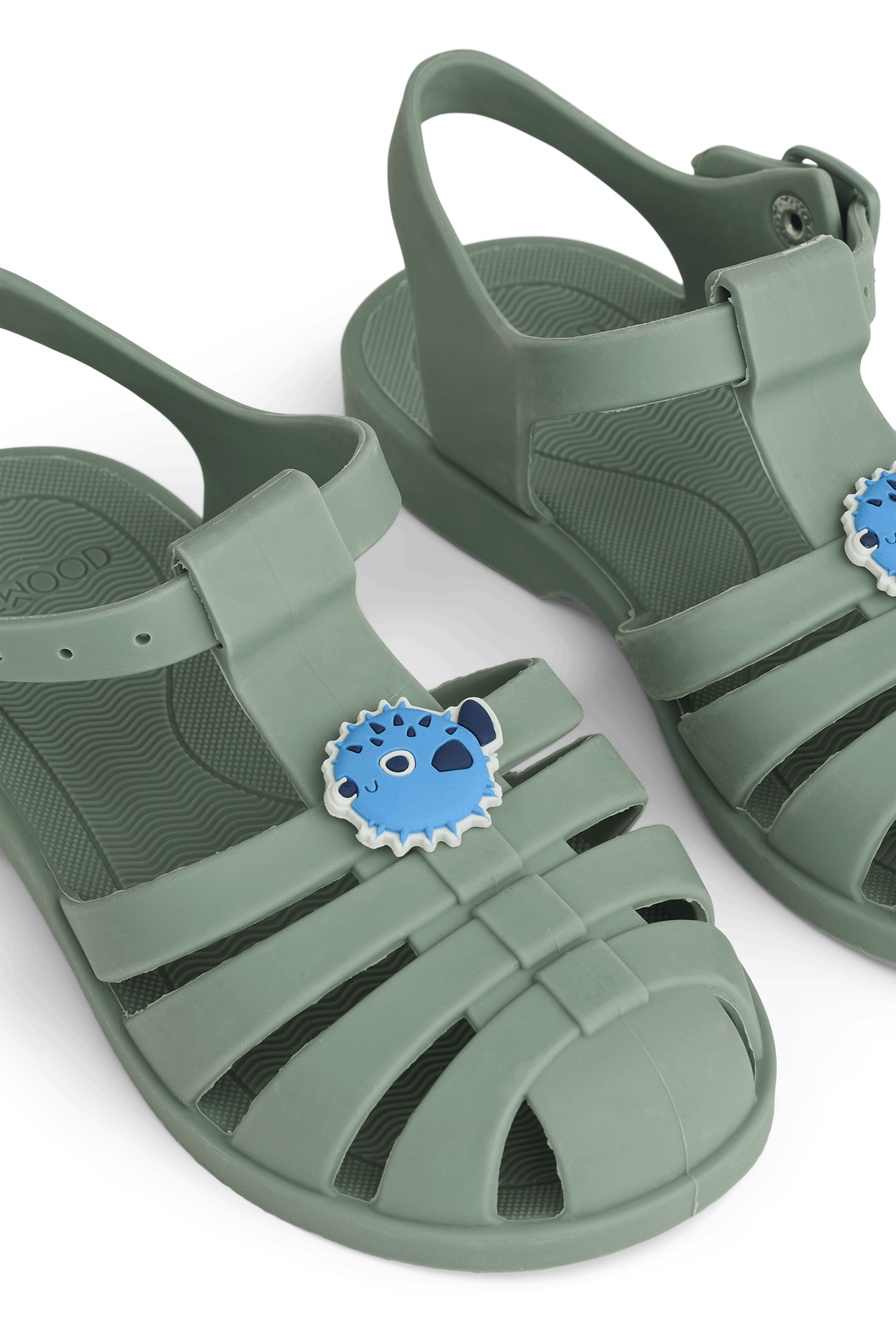 Bre Sandals with Charms Puffer / Peppermint