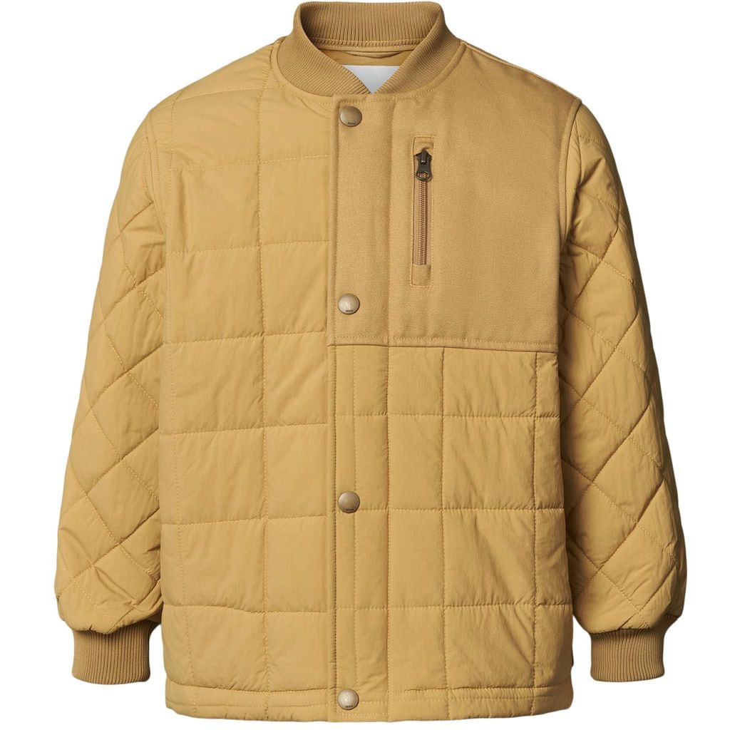 Harold Quilted Jacket Suede