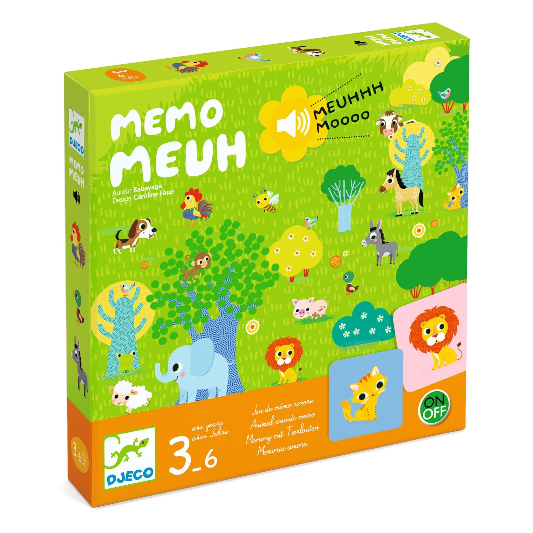 Memo Meuh Animal Sound Game