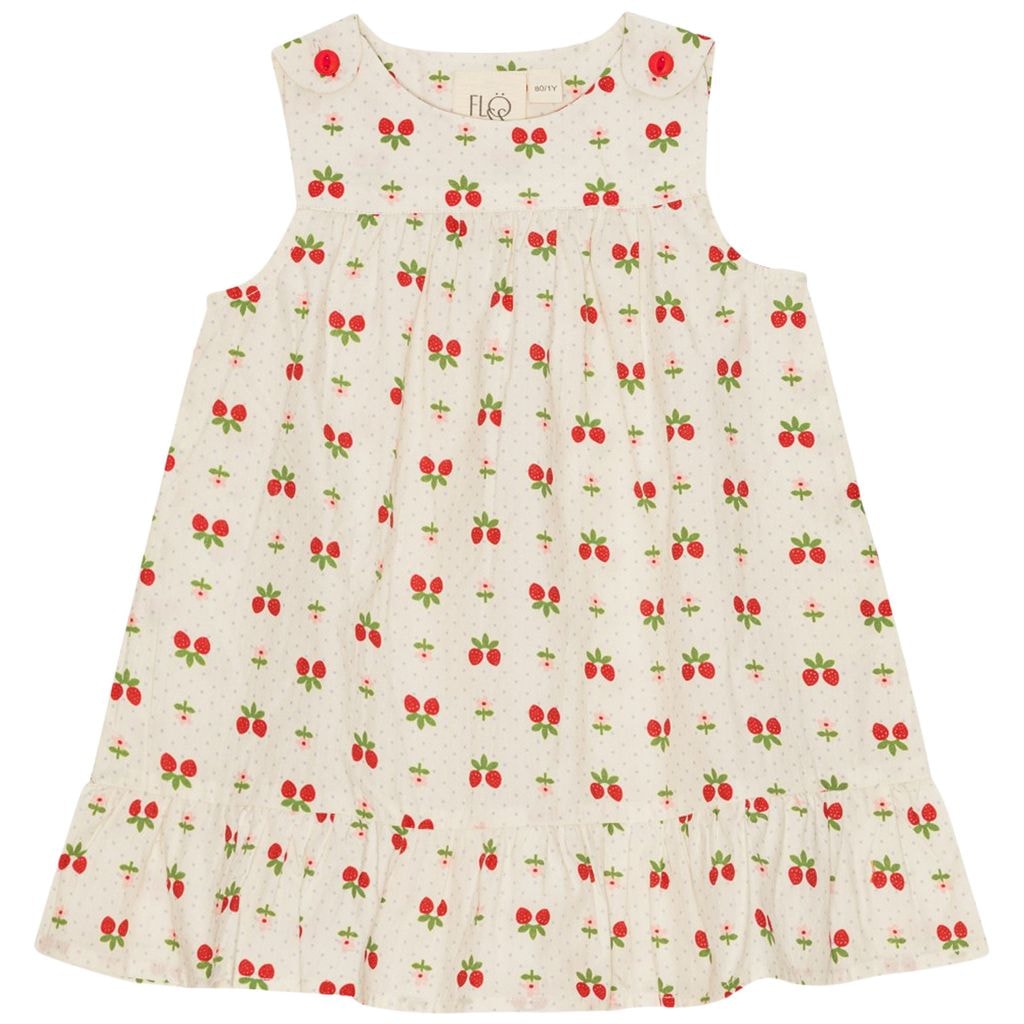 Sofia Dress Soft White Berry