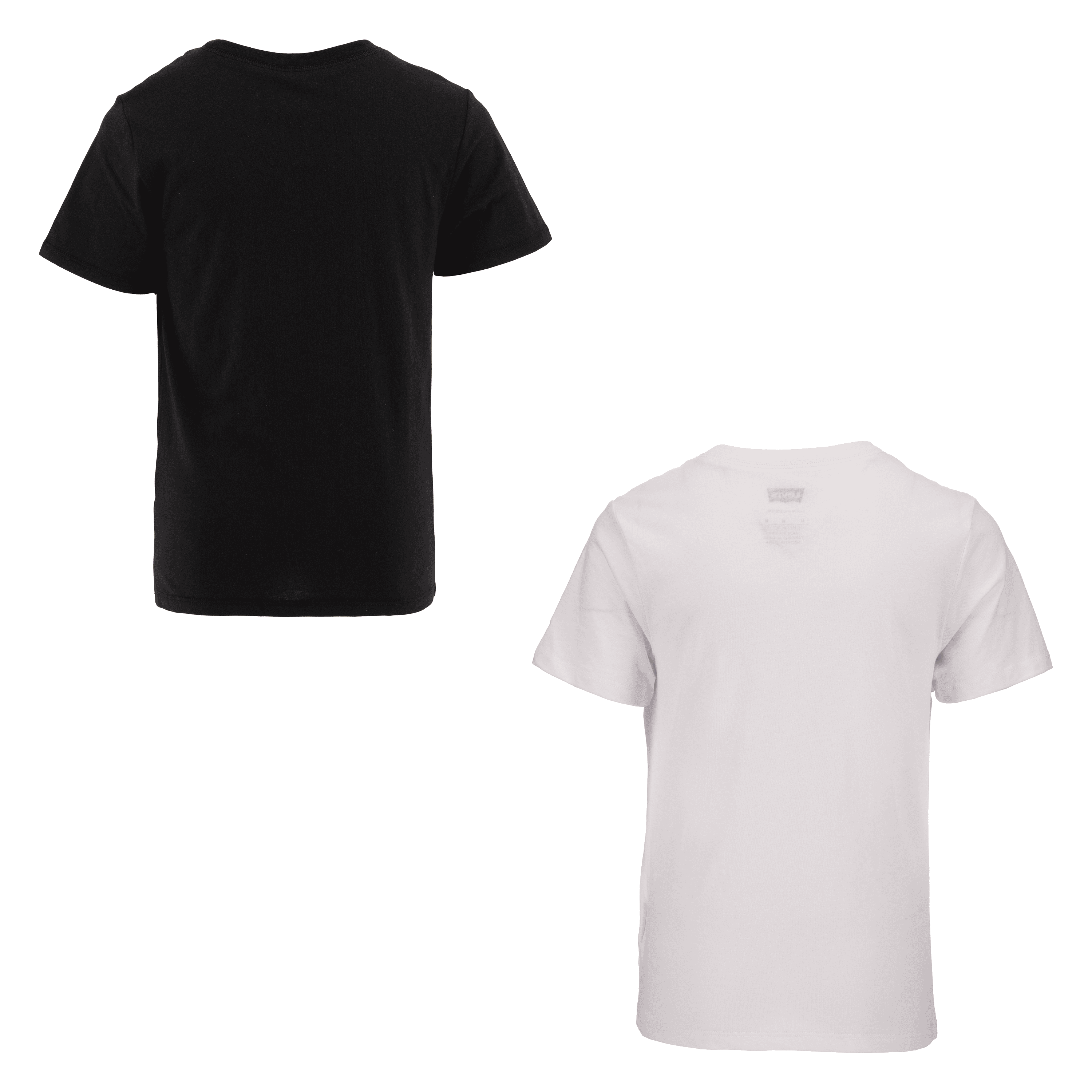 2-pack T-shirt Black/White