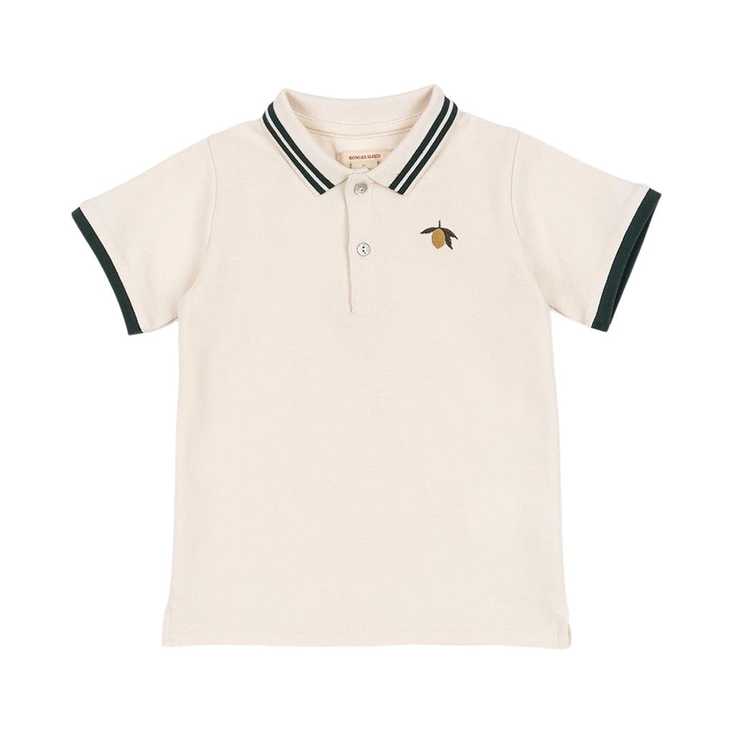 GOTS Florian Polo Shirt Antique White