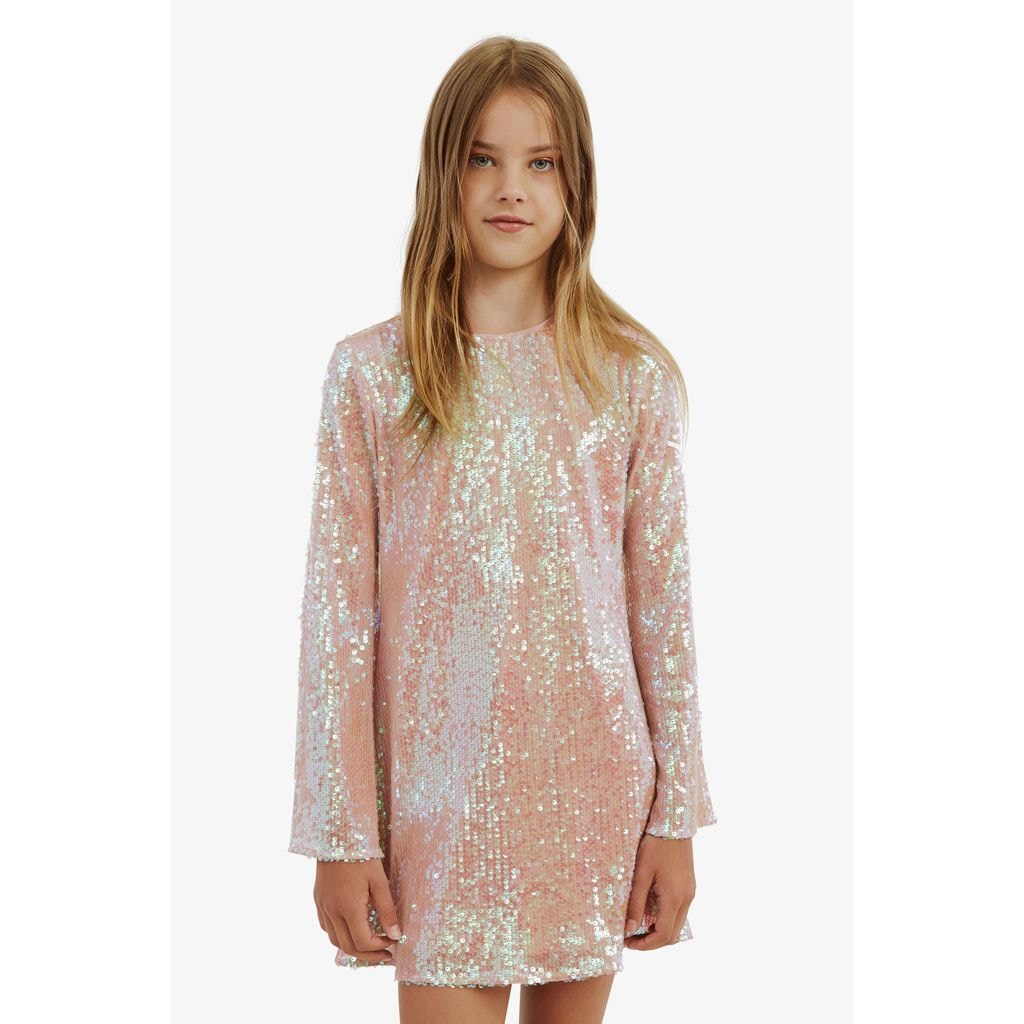Margot Sequin Dress Cloud Pink