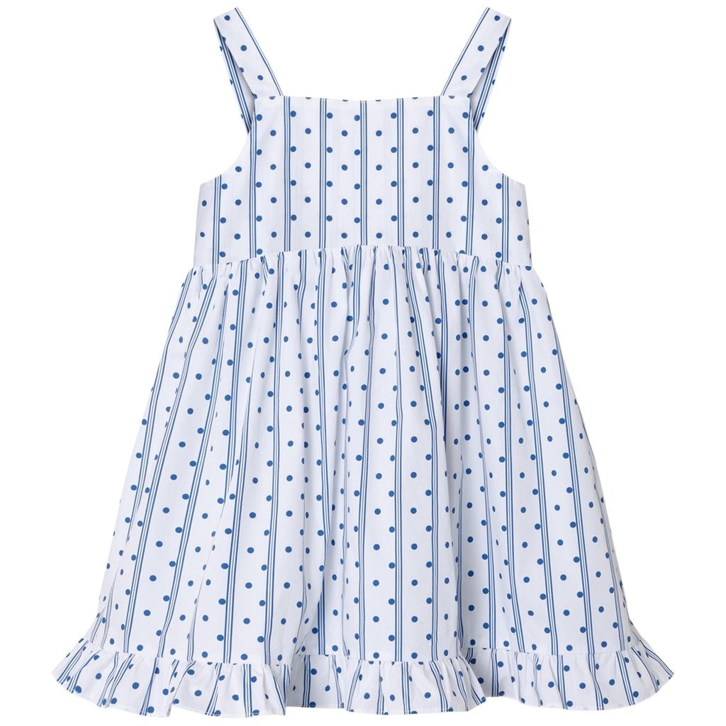 Polka Klänning Cloud Dancer Dot Aop