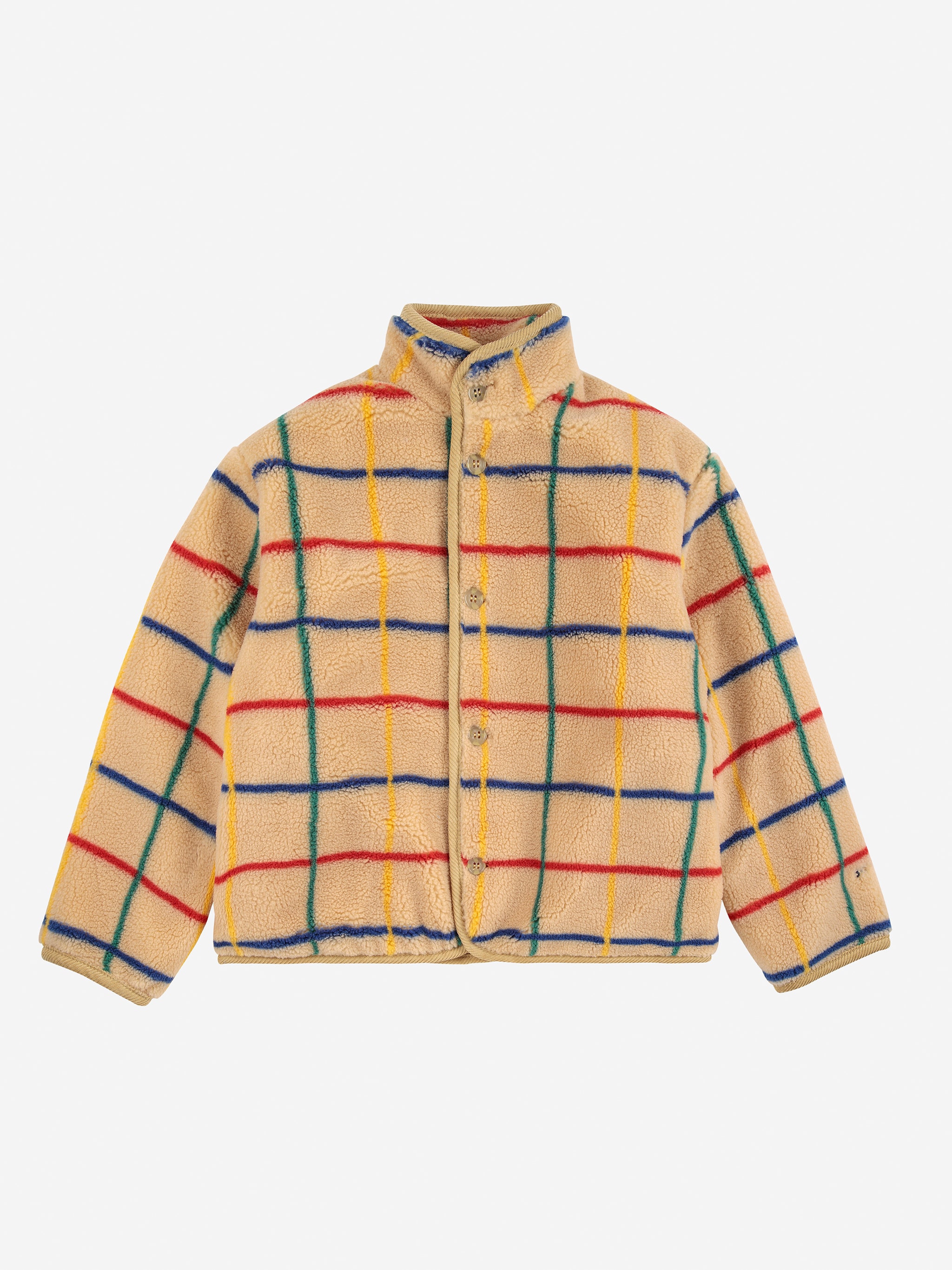 Sheepskin Jacket Color Stripes