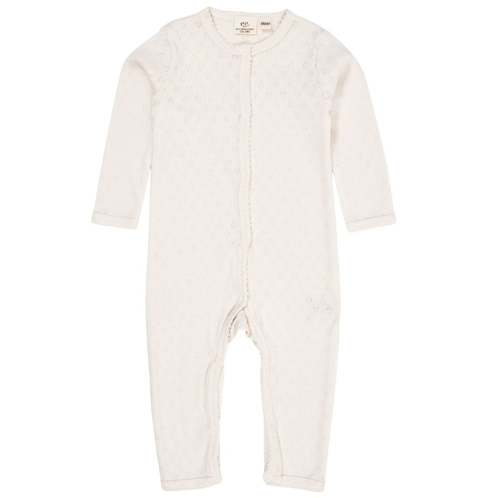 One-piece In Pointelle Cream