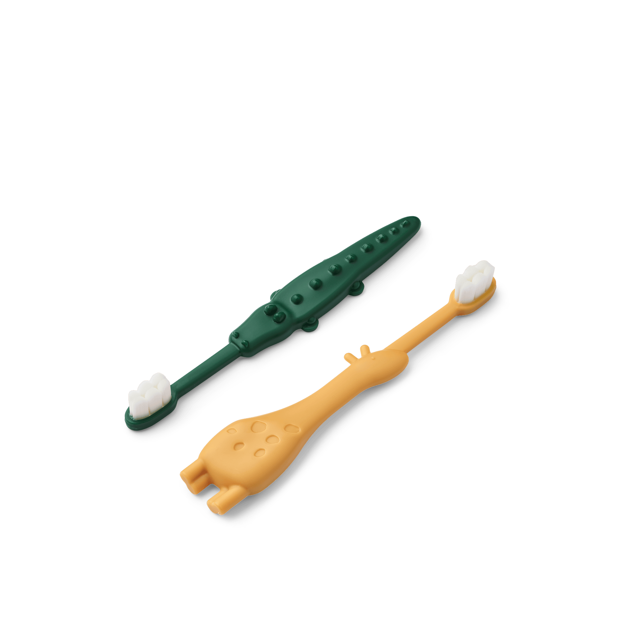 Fabio Tandborste För Småbarn Yellow Mellow / Garden Green 