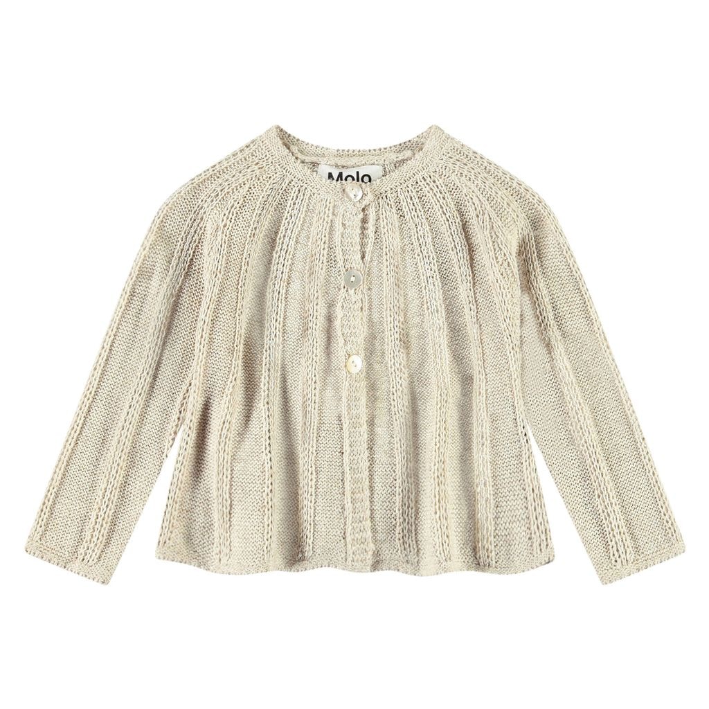 Grit Cardigan Sand Melange
