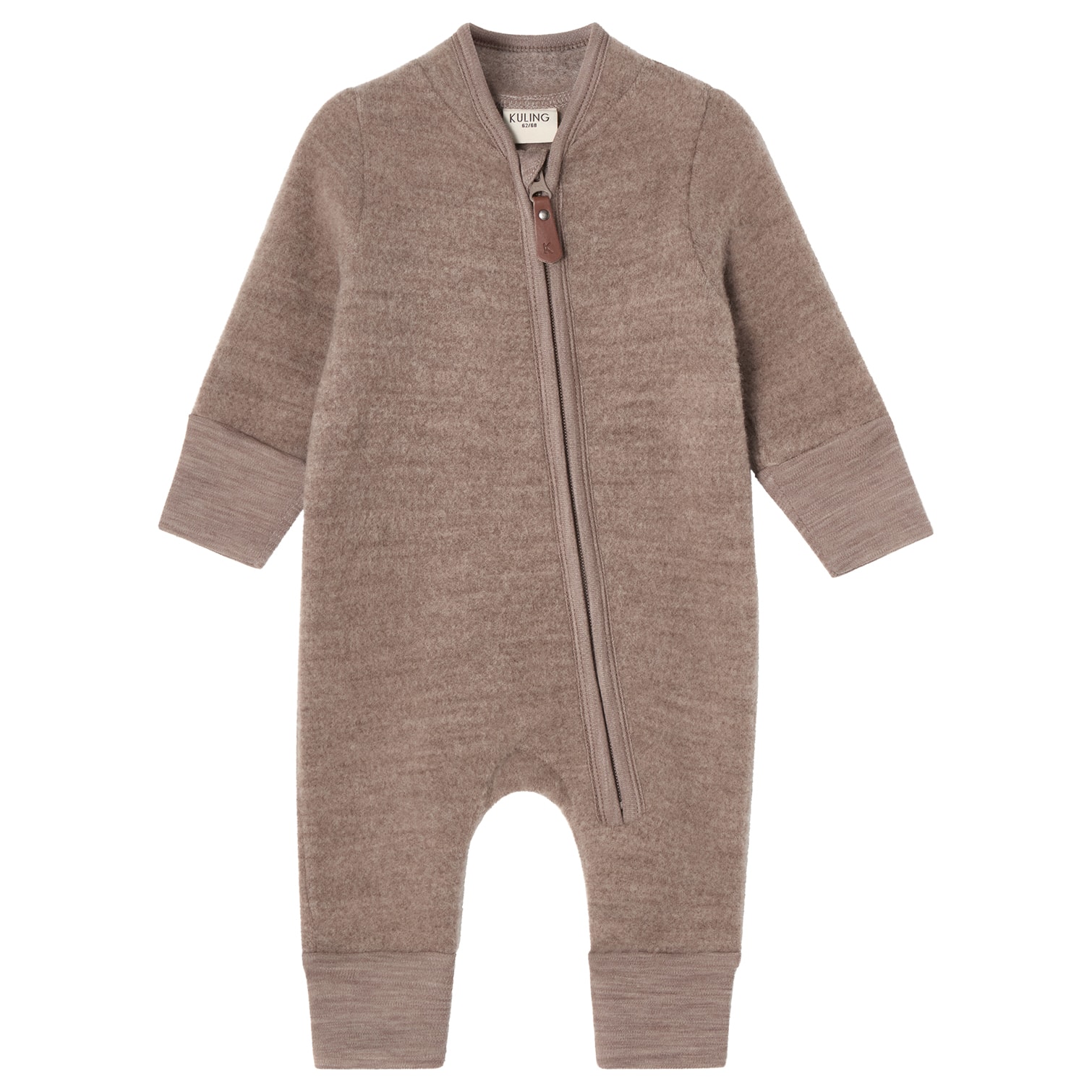 Adelaide Wool Fleece Suit Brown Melange