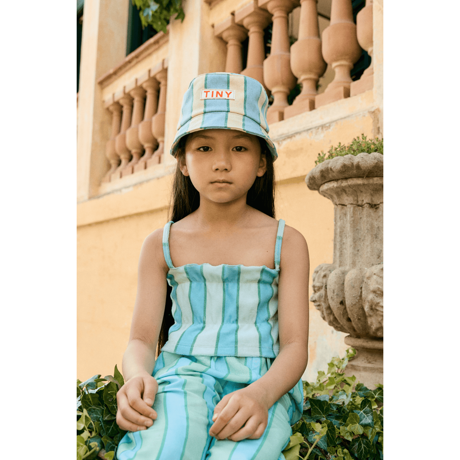 Retro Stripes Bucket Hat Light Wash Denim | Babyshop - Shop