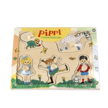 Pippi Peg Puzzle, 5 Pieces