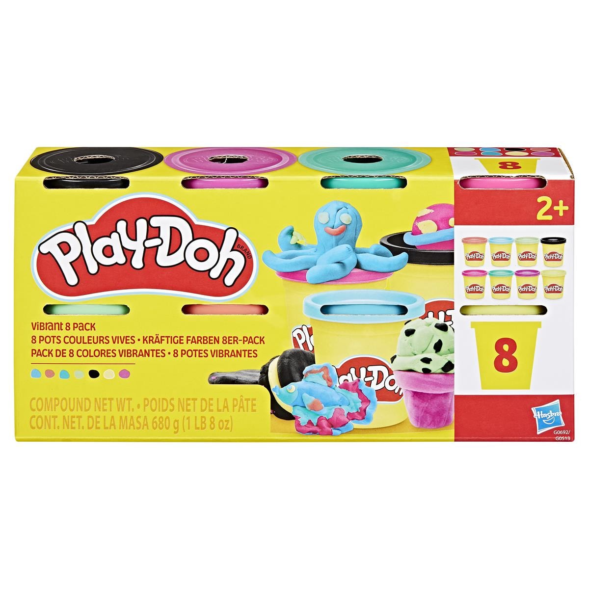 Play-Doh プレイドウ8パック 