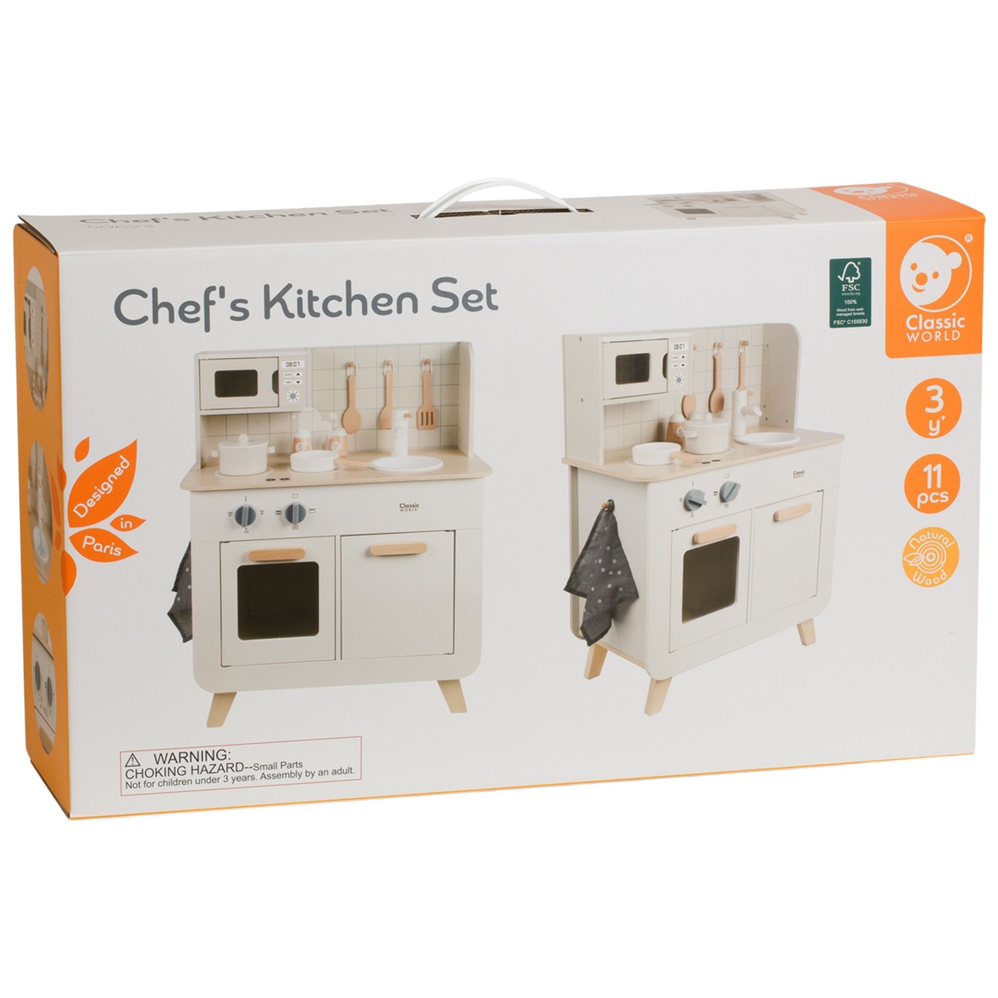 Chef's Kjøkkensett Hvit
