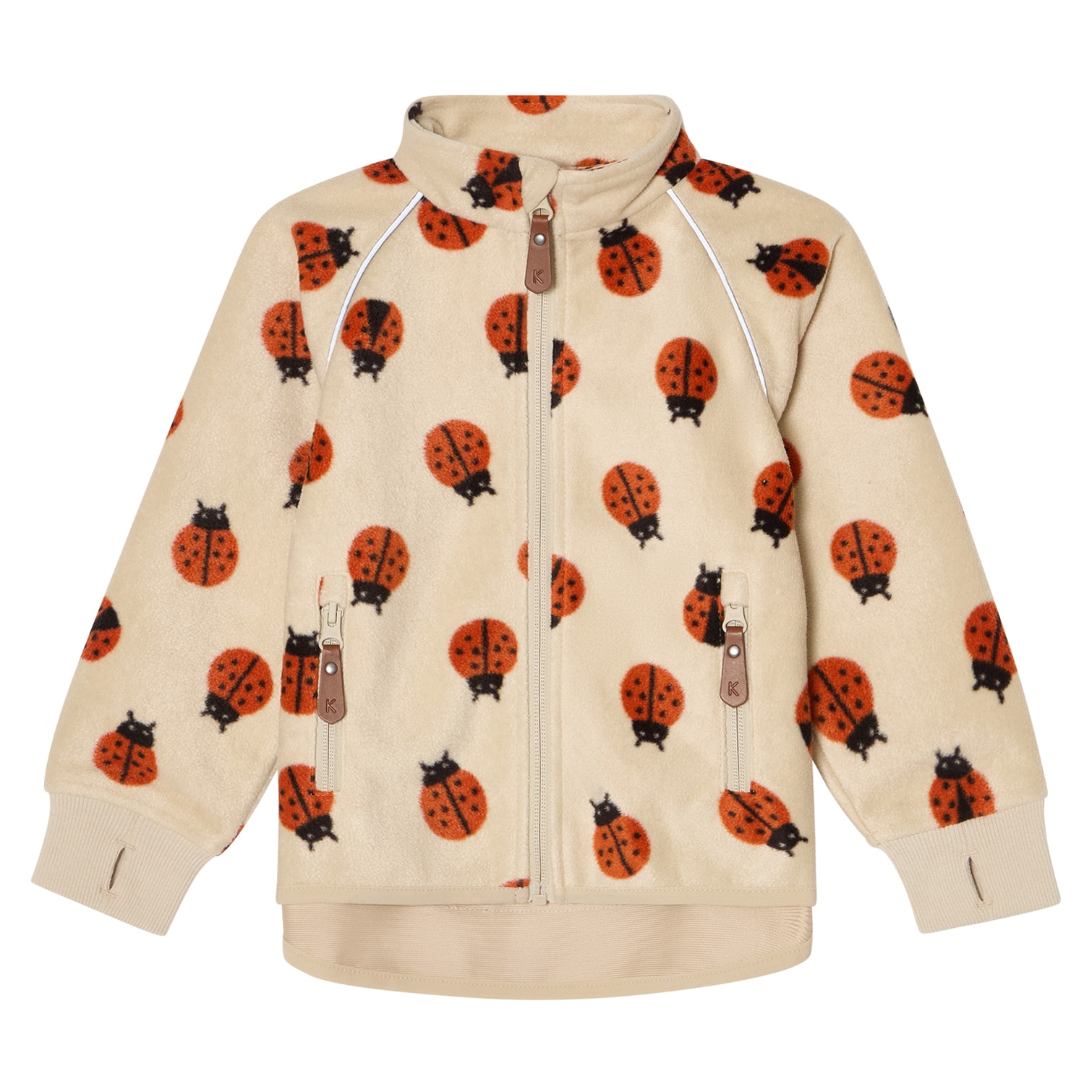 Livigno Wind Fleece Jacket Ladybug Aop