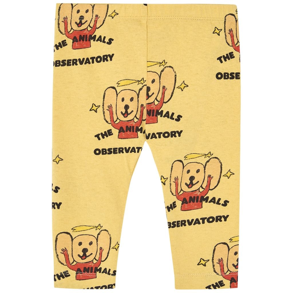Penguin Baby Leggings Yellow Logo