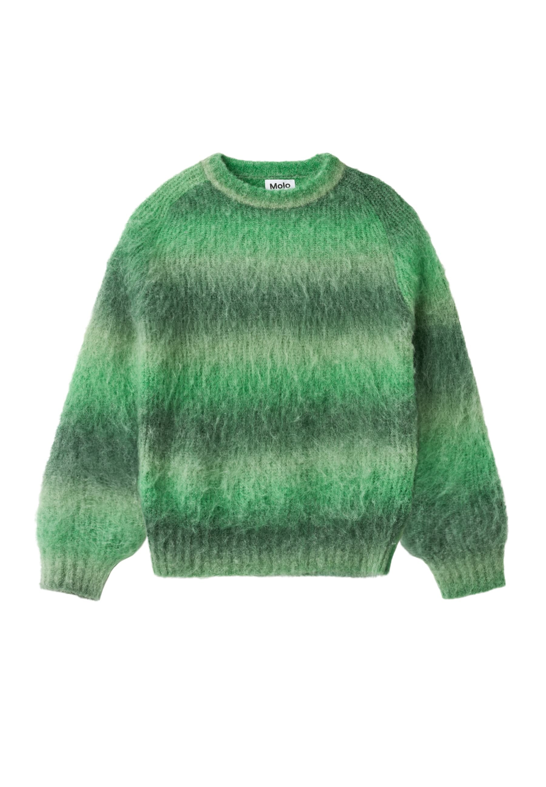 Bosse Stickad Tröja Space Dye Green