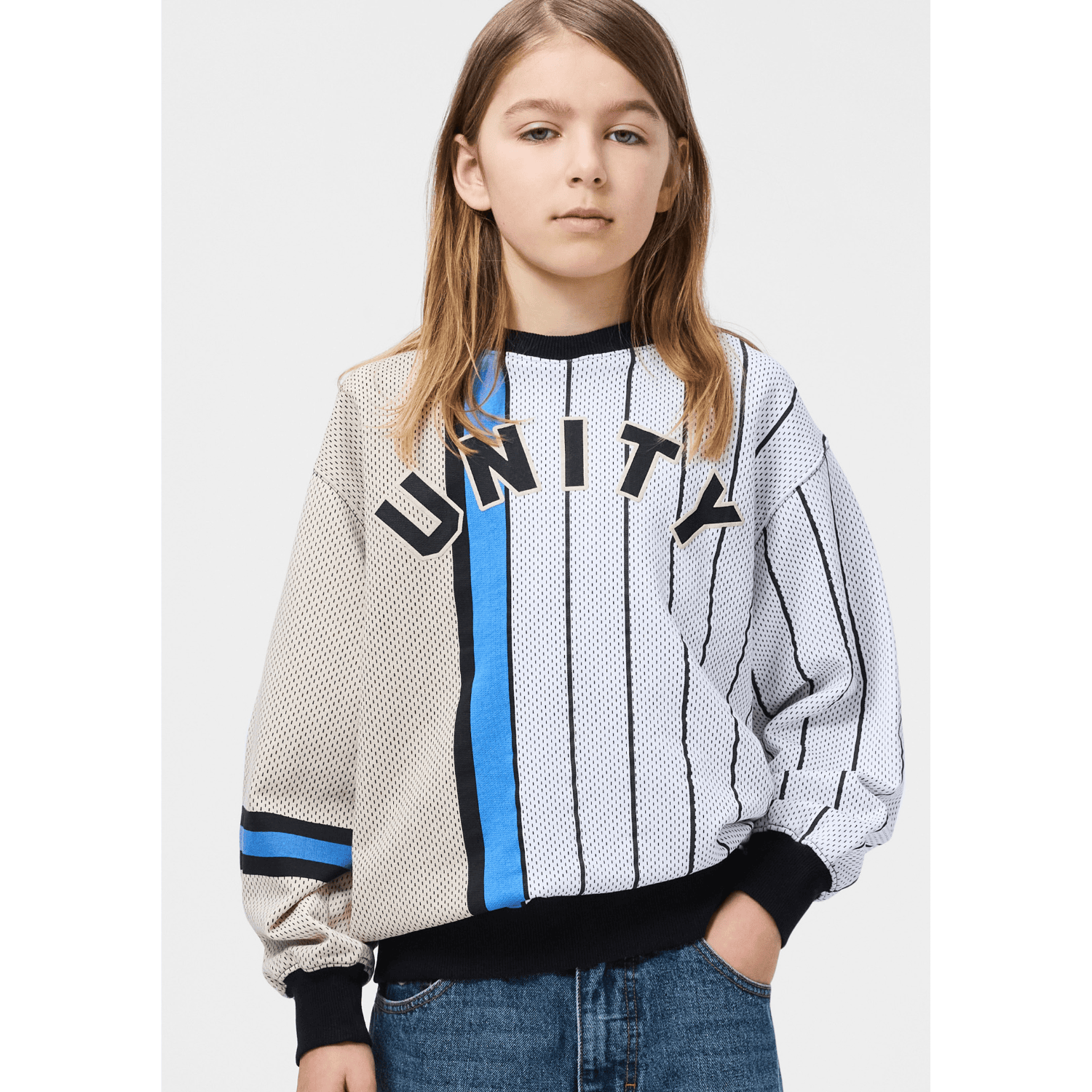 GOTS Monti Sweatshirt Basket Mash-up