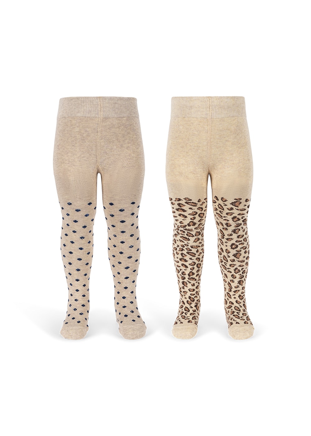 Leo And Dot 2-pack Glitter Jacquard Strumpbyxor Leo Dot 