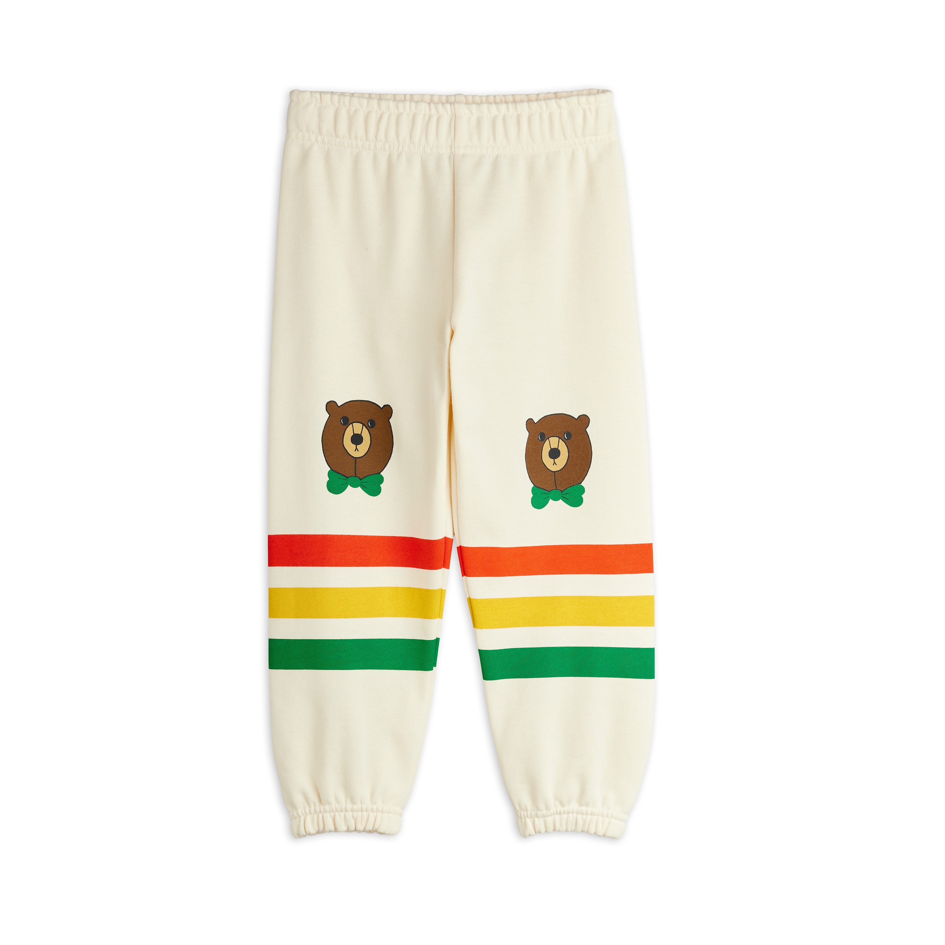 GOTS Bear Mjukisbyxor Med Rand Offwhite